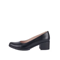 Туфли женские KROK классические кожаные 39 (26 см) черные 0-4779