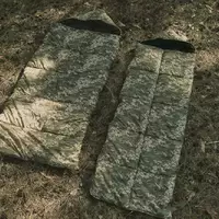Спальний мішок з флісом ЗИМА (ковдра з капюшоном), Піксель, ширина 90 см