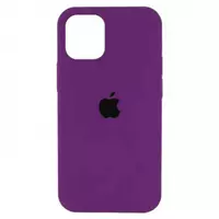 Original Silicone Case Full Size iPhone 15 Pro Max — Berry Purple (77)
