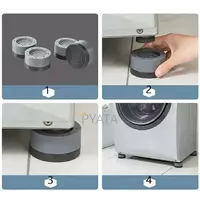 Универсальные антивибрационные подставки для стиральной машины, холодильника и мебели MULTI-FUNCTION HEIGHTEN