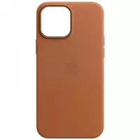 Leather Case with MagSafe iPhone 13 — Golden Brown