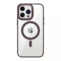 Color Clear Case With Magsafe iPhone 15 — Deep Purple