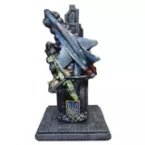 Штоф Український Міг-29 декоративна підставка, тематичний Міні Бар