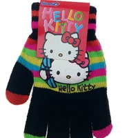 Перчатки для дівчаток кольорові пальчики Hello Kitty