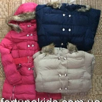 Куртки зимние на меху для девочек SEAGULL 4-12 лет