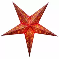 Светильник Звезда картонная 5 лучей RED EMBD. DESIGN