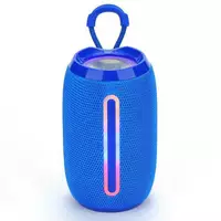 Bluetooth-колонка TG653 з RGB ПІДСВІТКОМ, speakerphone, радіо, blue