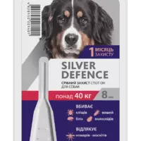 Капли на холку Silver Defence от паразитов для собак весом более 40 кг