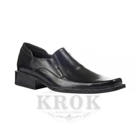 Туфли мужские KROK кожанные на каблуке 45 черные 1-221R