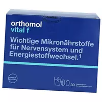 Витамины для женщин от стресса, Vital F, Orthomol  30пакетов (36605002)
