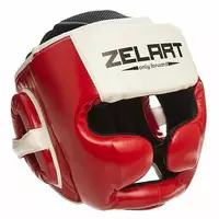 Шлем боксерский с полной защитой BO-1390   XL Красно-белый (37363093)