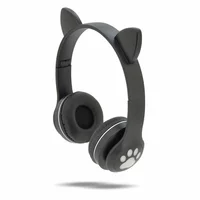 Бездротові навушники Bluetooth Cat Ear VZV-28M Led, Black