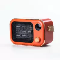 Тепловентилятор портативний 1200 Вт з керамічним нагрівальним елементом, помаранчевий