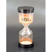 Песочные часы "Круг" стекло + пластик 60 минут Оранжевый песок