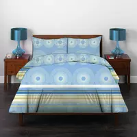 Півтораспальний комплект постільної білизни Home Line "Рондо" (блакитний) 134701