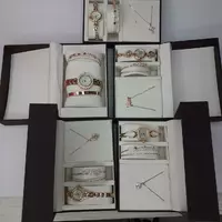 Женский подарочный набор ювелирные изделий Disu . Кулон, часы, браслет в подарочной упаковке