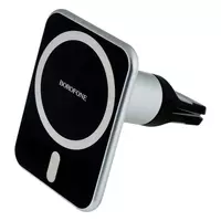 Автотримач Borofone BH43, Wireless Charging with MagSafe, 15W Dark Gray